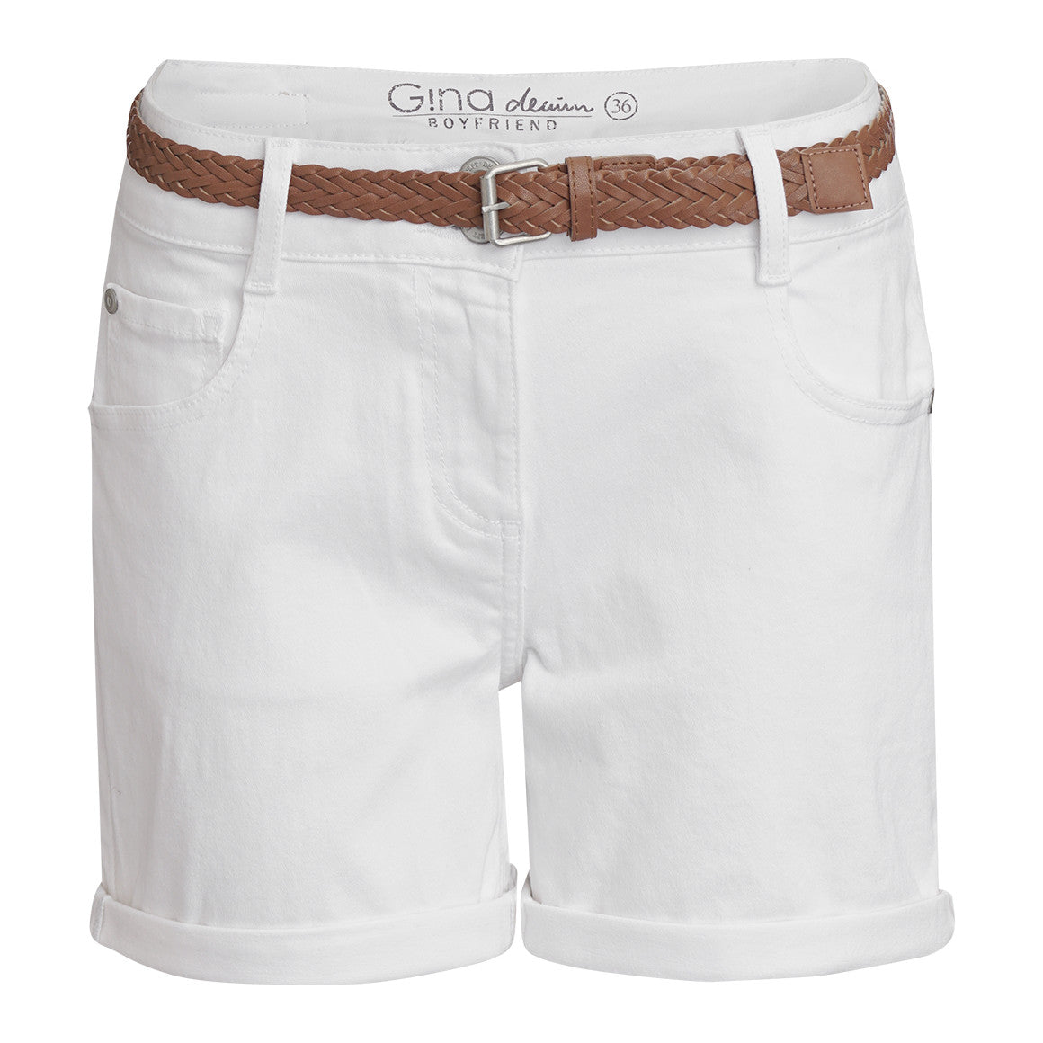 Women's shorts with belt