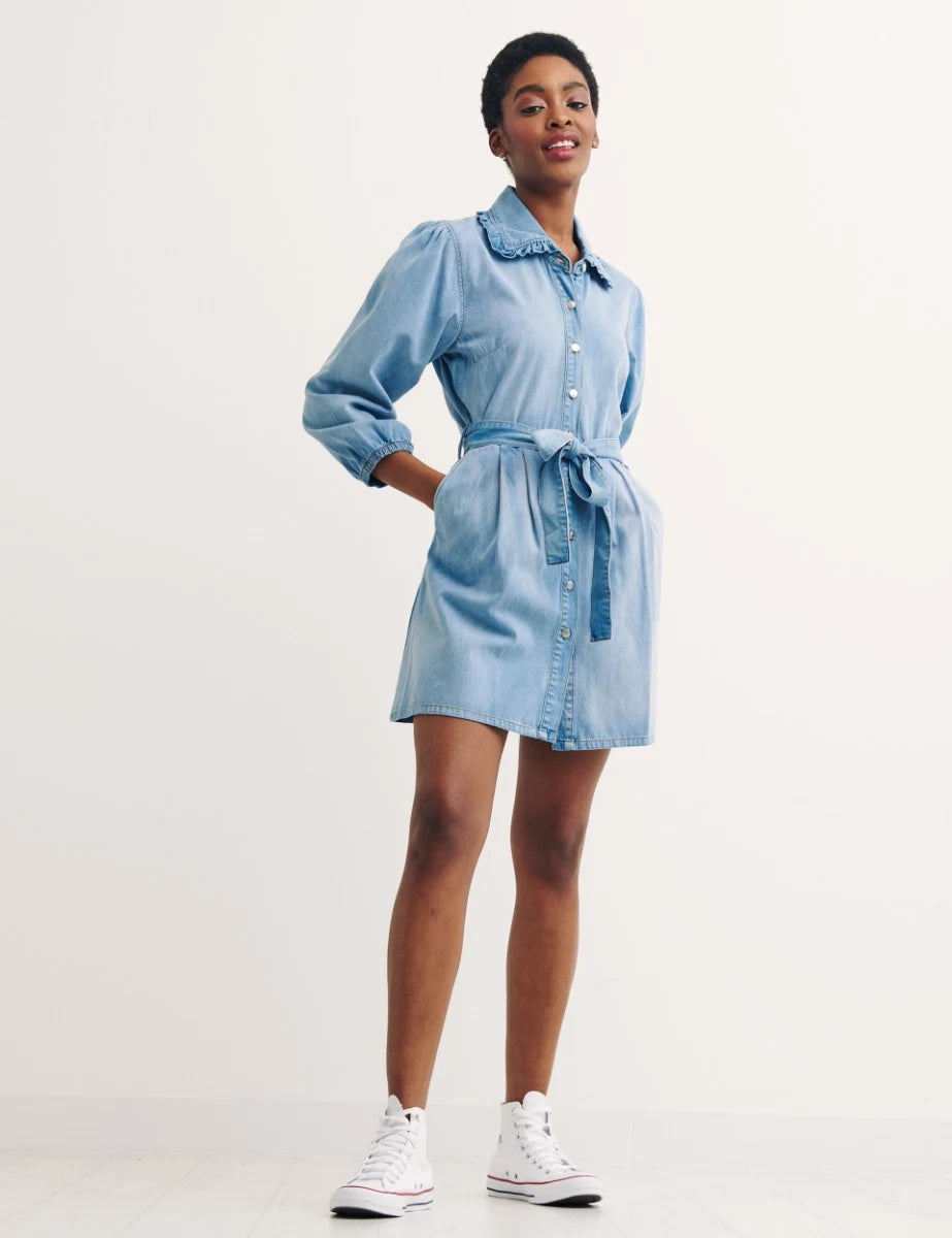Phoenix Frill Collar Mini Dress