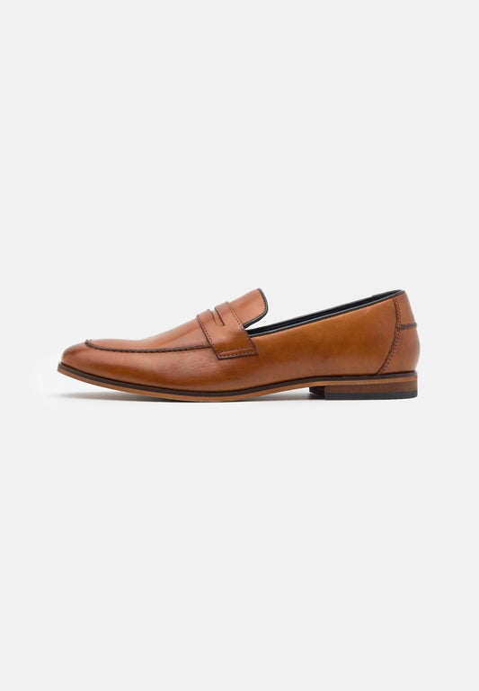 LEATHER - Smart slip-ons