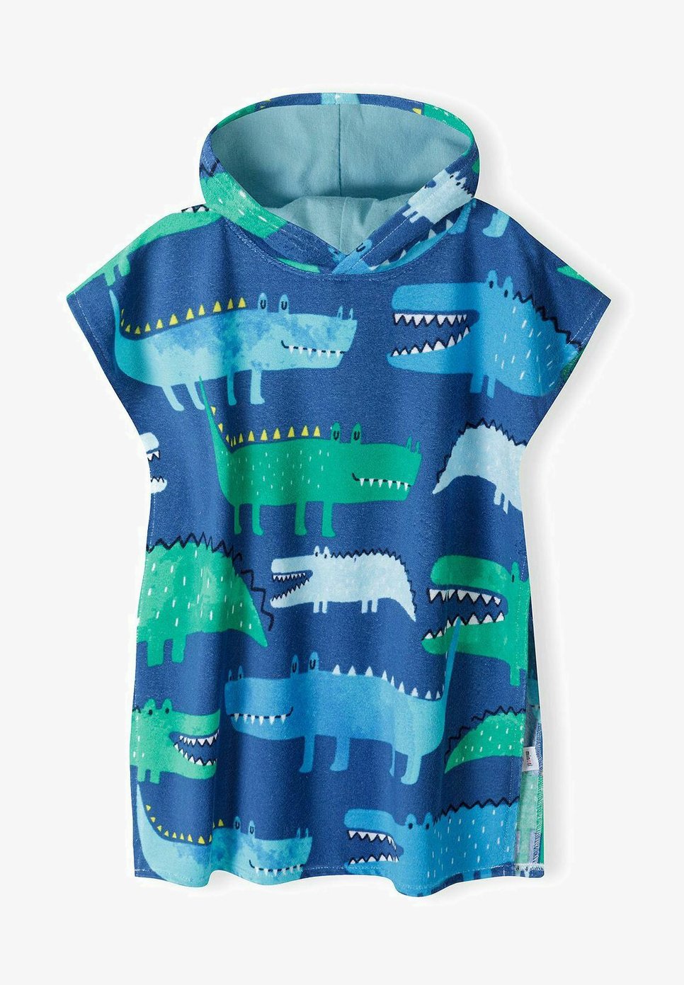 HOODED TOWELLING COVERUP
