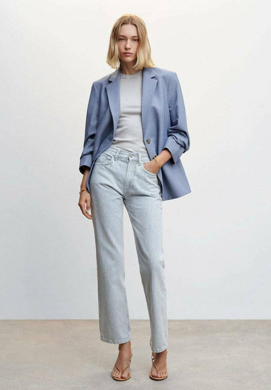 Straight leg jeans
