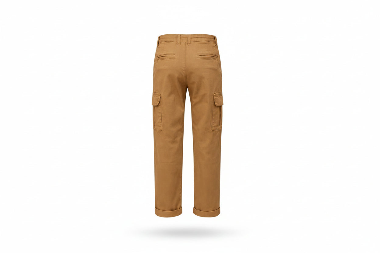 Twill Trouser In Light Brown