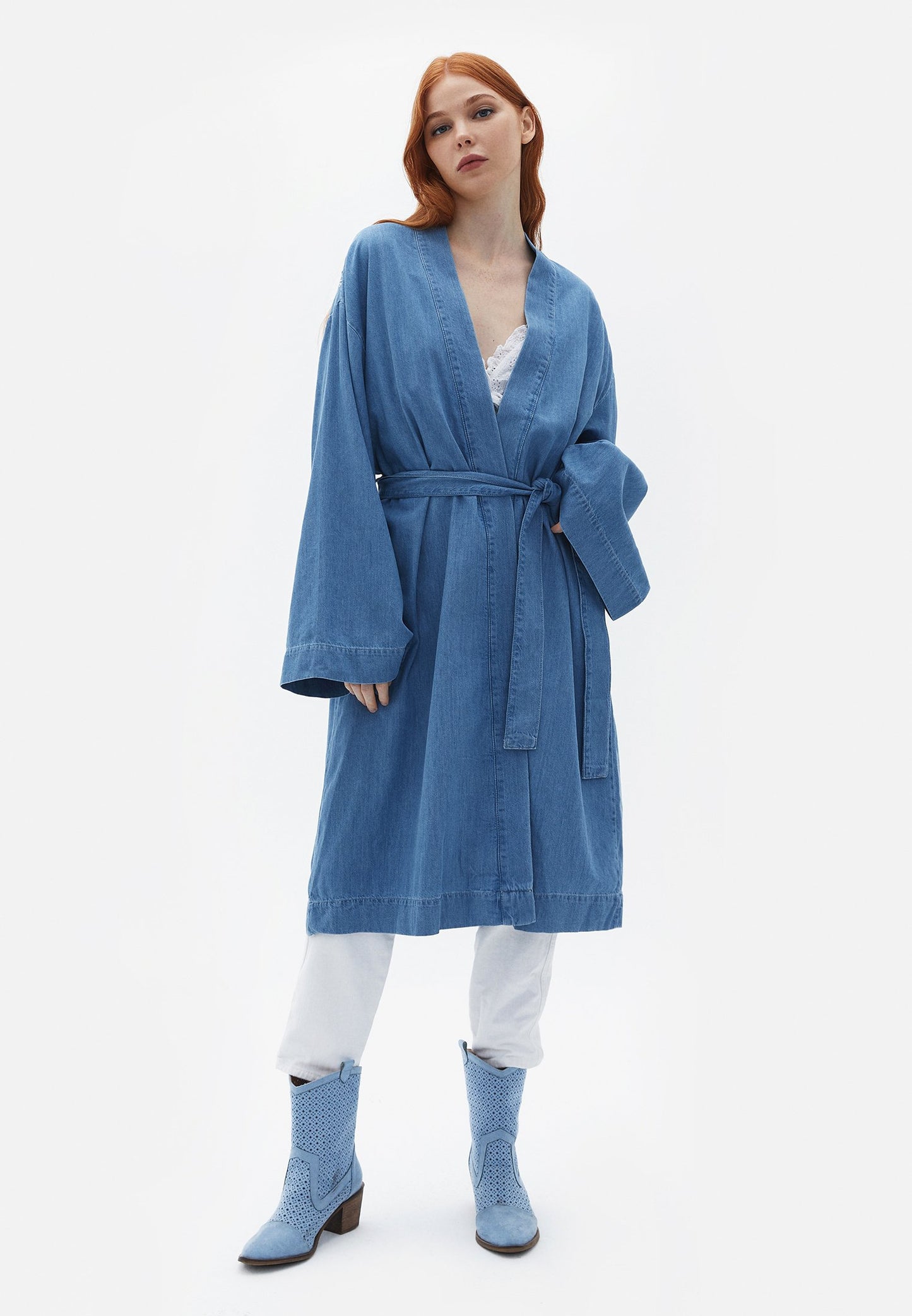 EMBROIDERED KIMONO - Summer jacket