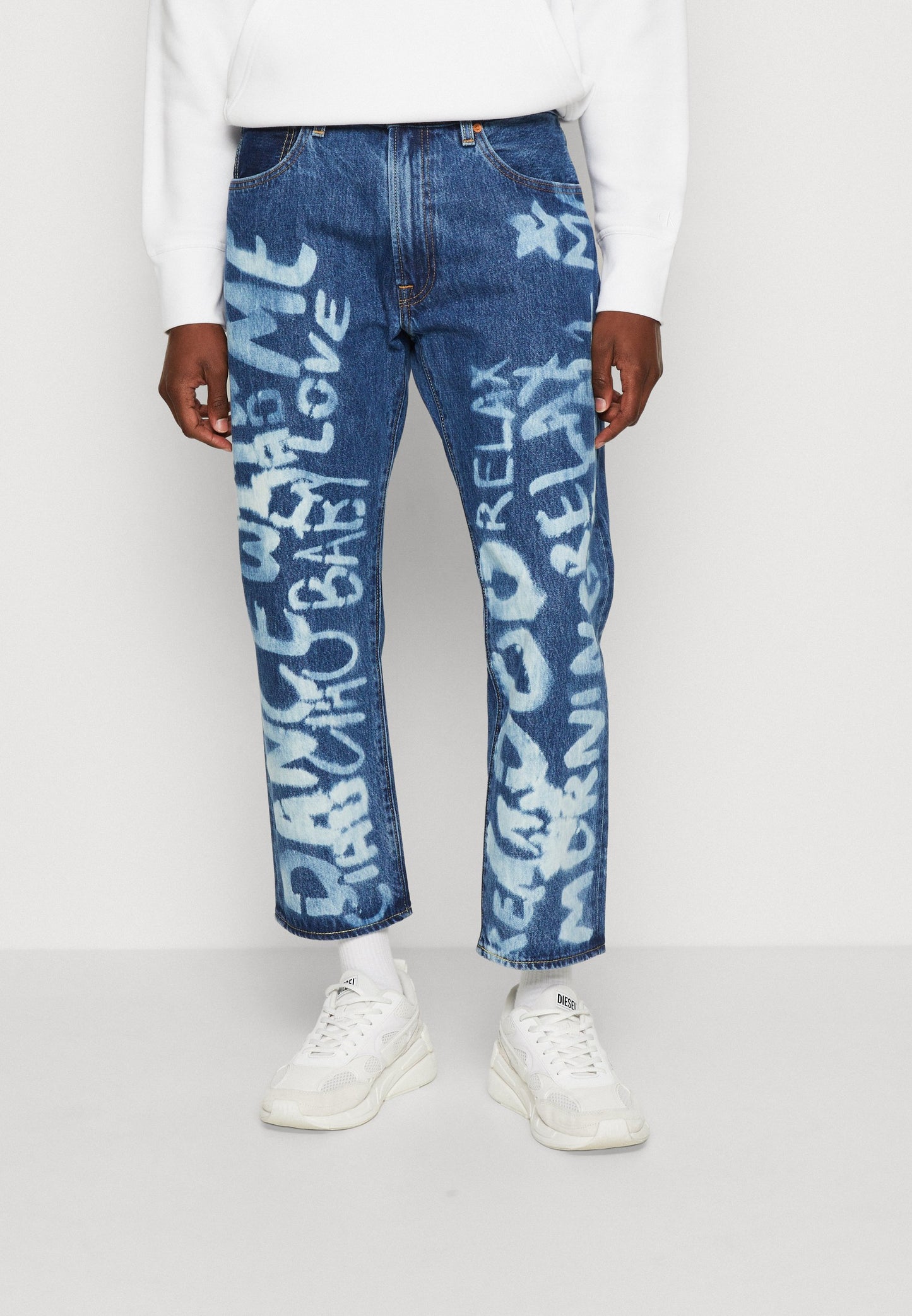 STRAIGHT CROP - Straight leg jeans