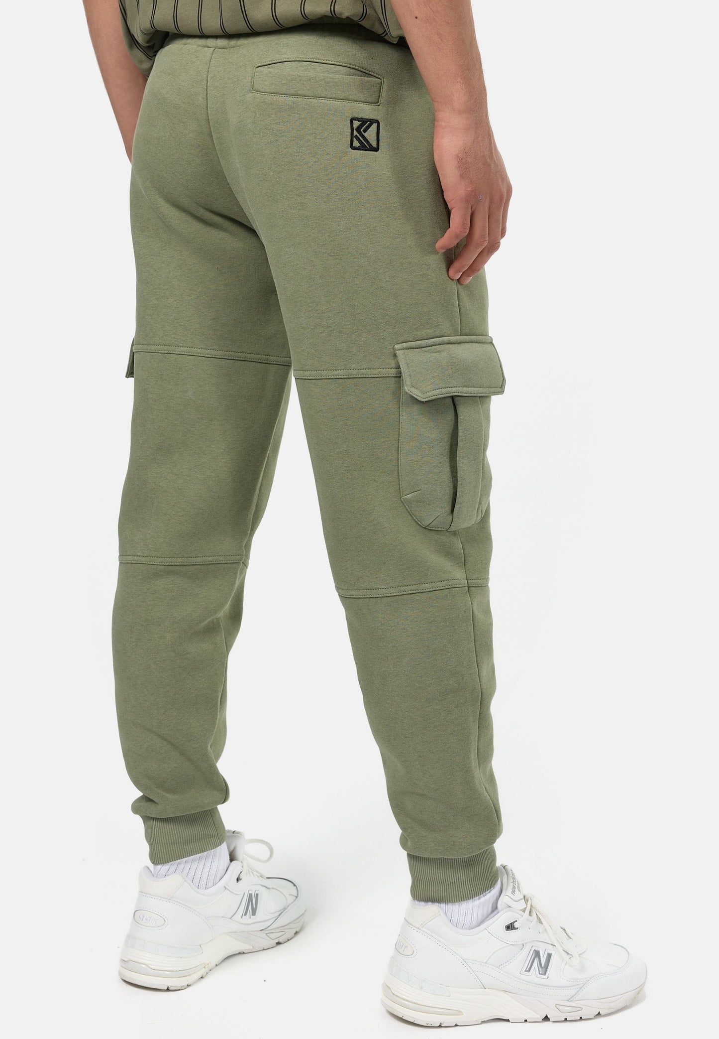 SLIM FIT WASHED - Cargo trousers