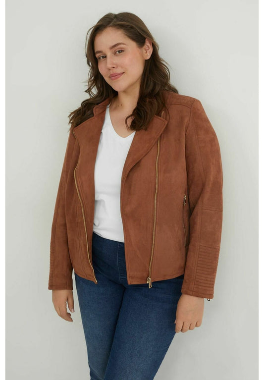Faux leather jacket