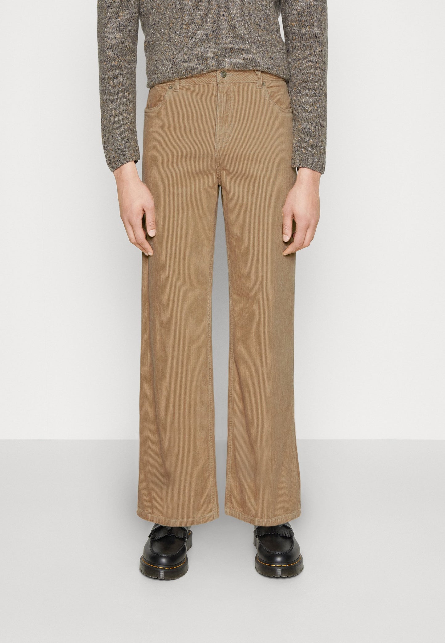 CORDUROY WIDE LEG - Trousers