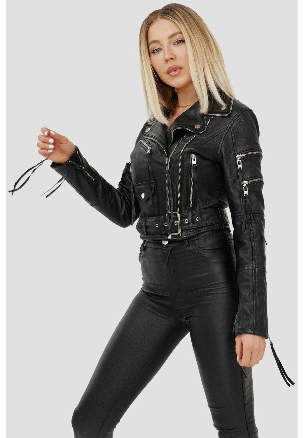 Leather jacket