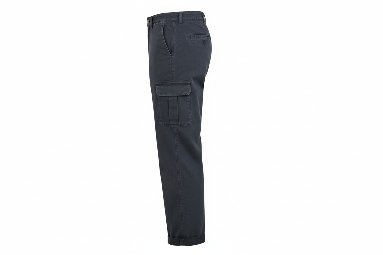 Twill Trouser In Blue
