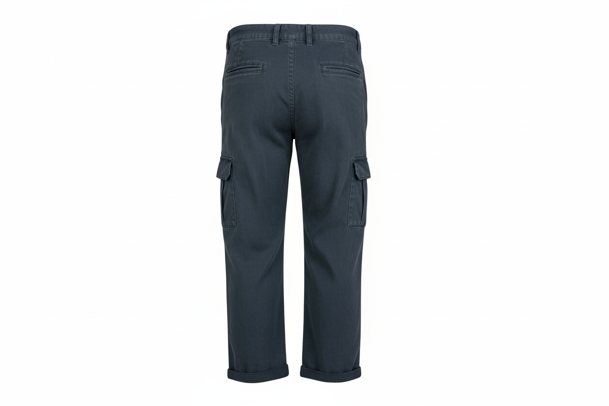 Twill Trouser In Blue