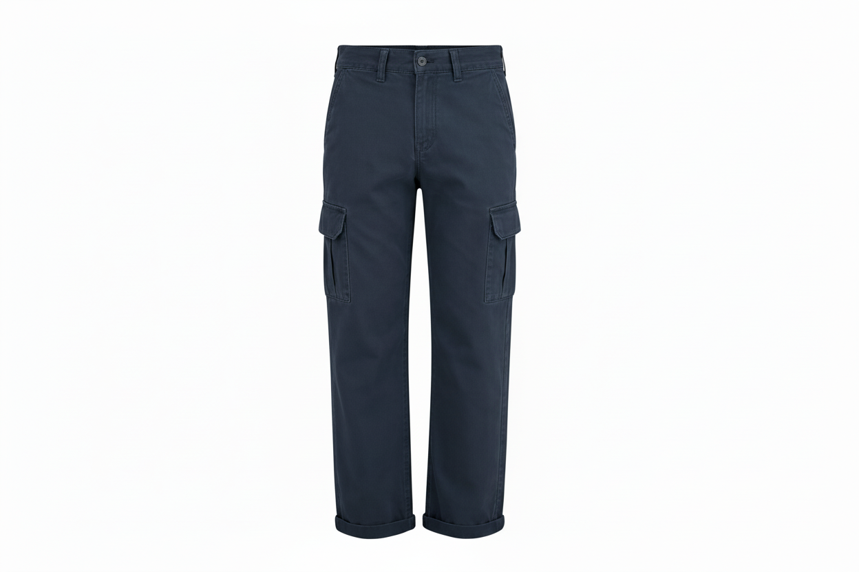 Twill Trouser In Blue