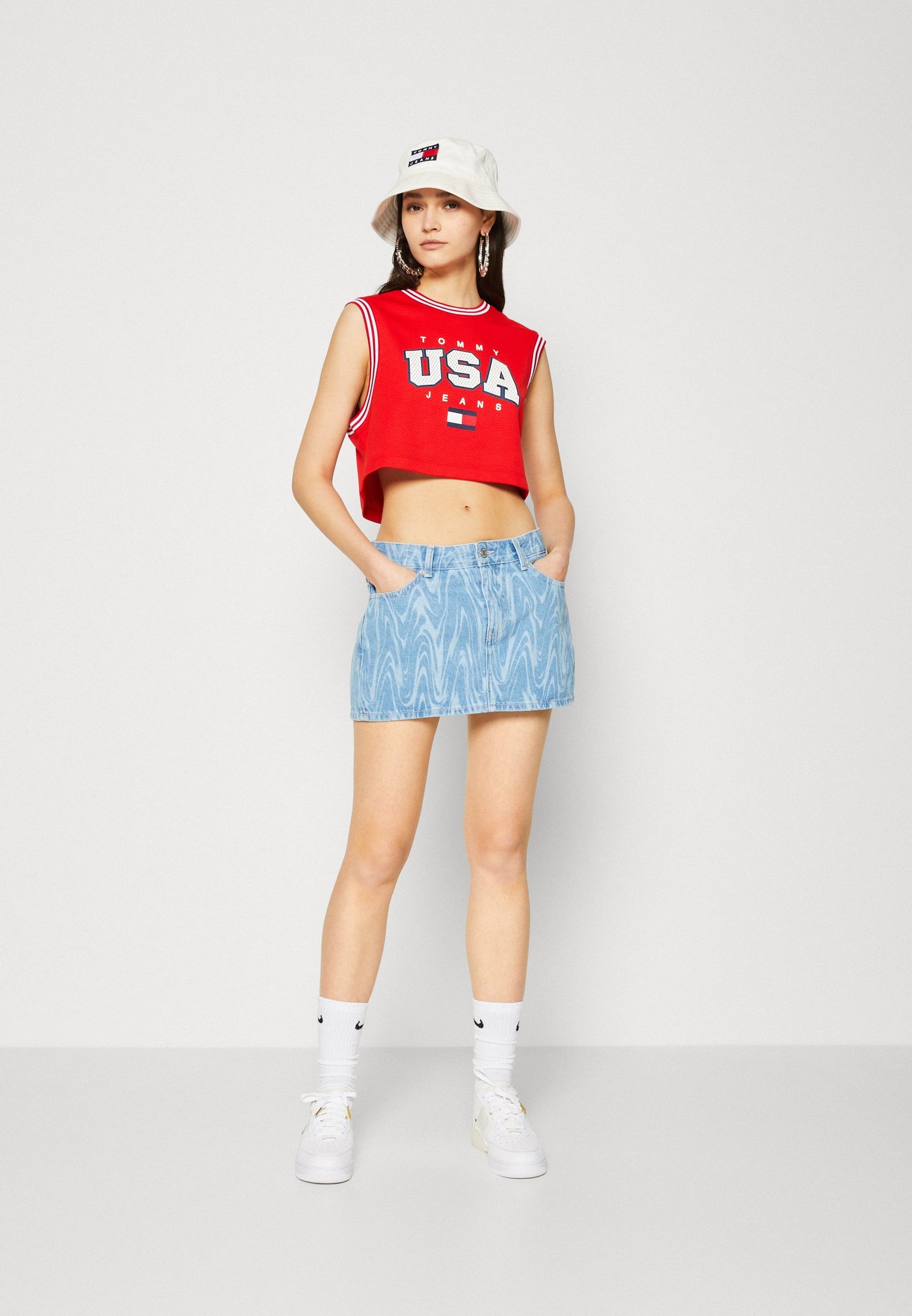 MICRO SKIRT - Denim skirt