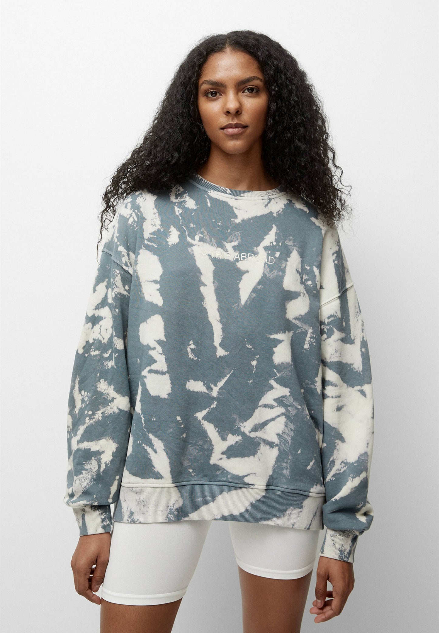 EMBROIDERED TIE-DYE - Sweatshirt