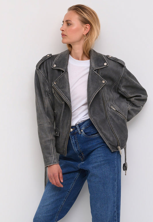 Leather jacket