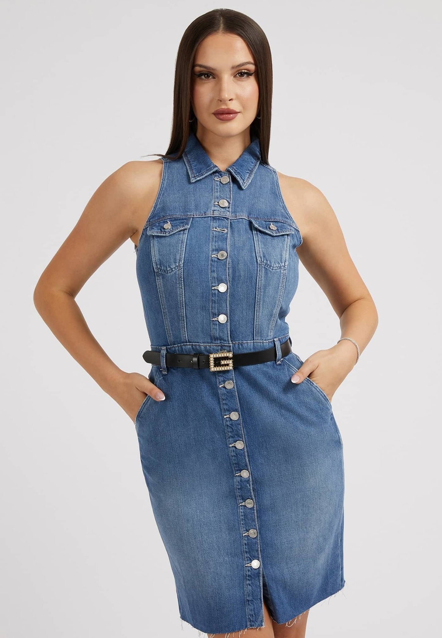 MIDI - Denim dress