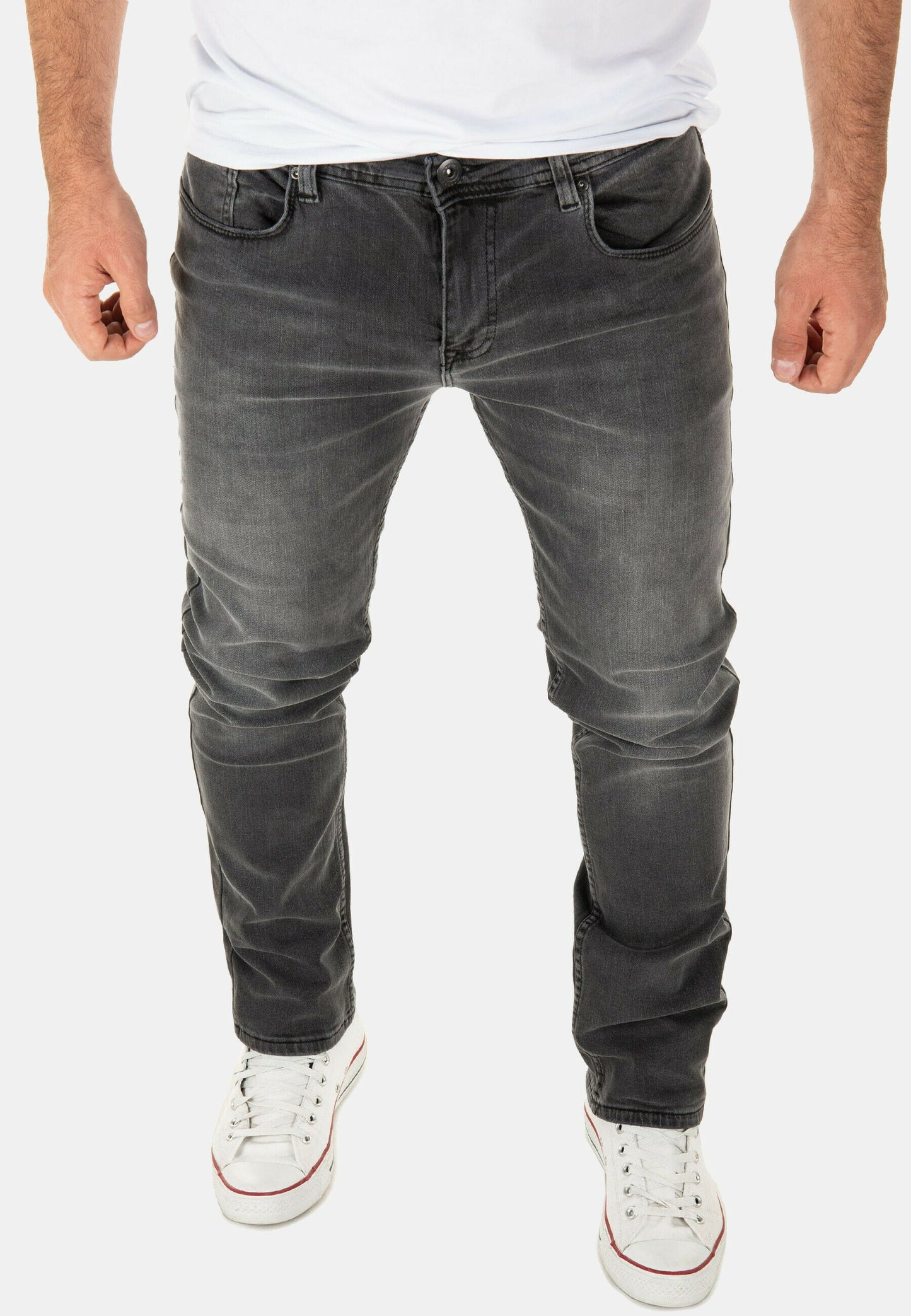 Straight leg jeans
