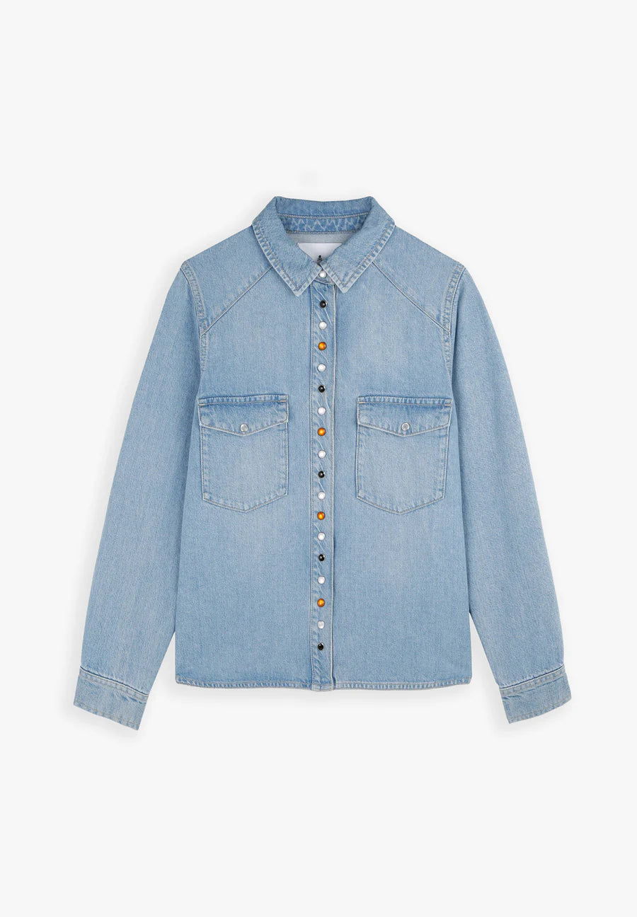 Studded Joy Denim Shirt