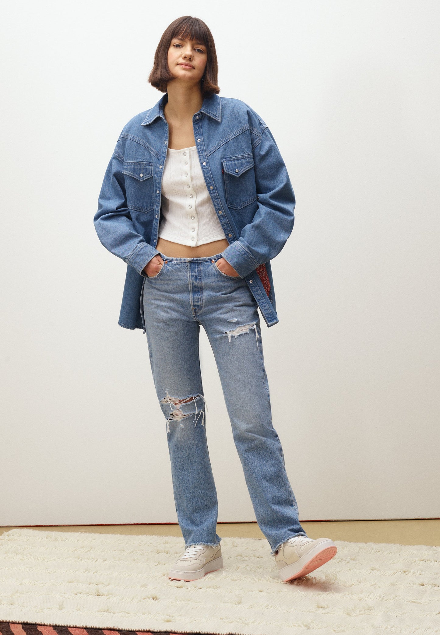 MINI WAIST - Relaxed fit jeans