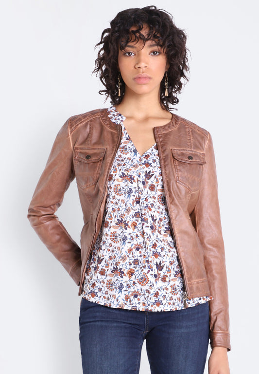 Faux Leather jacket