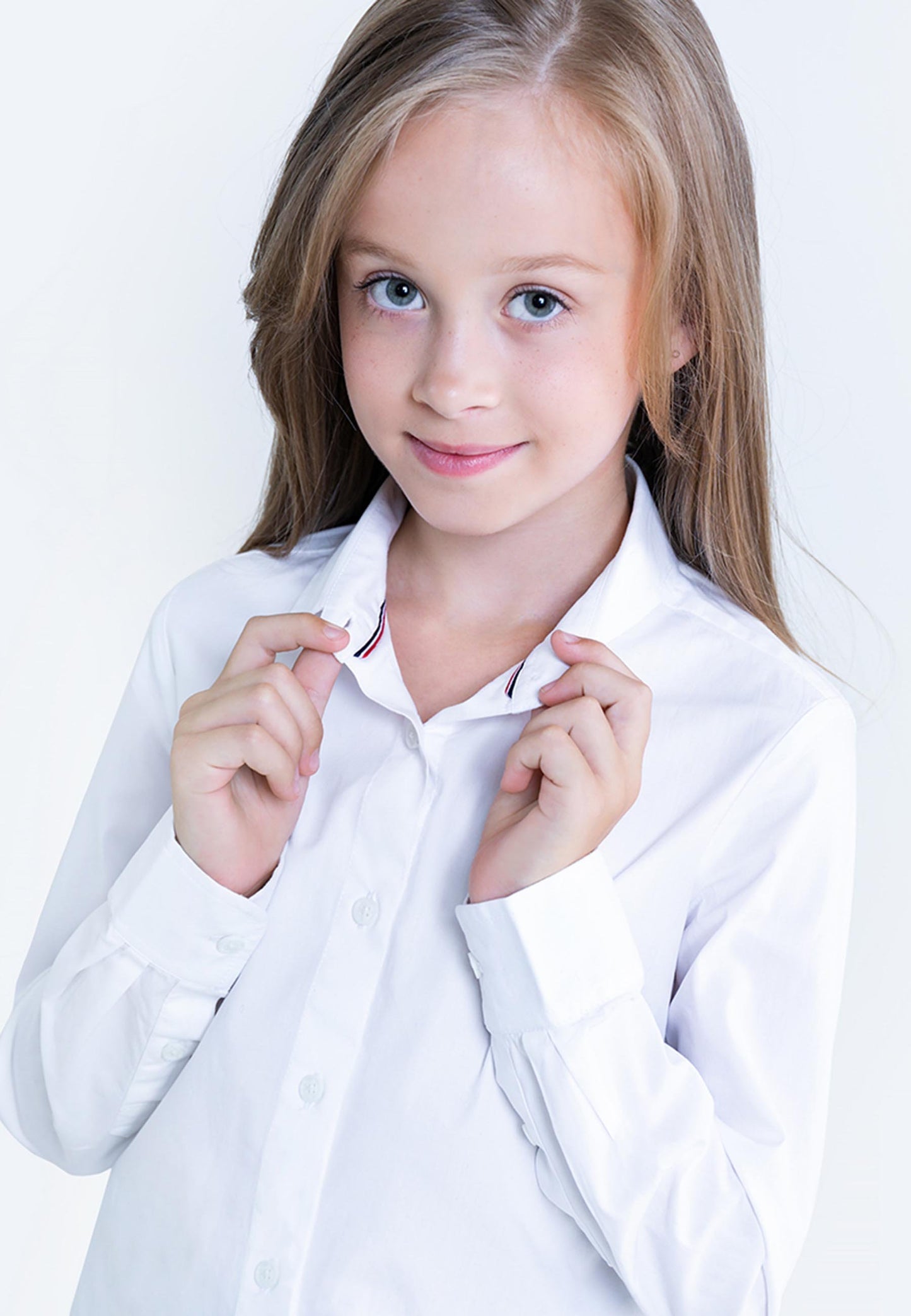 Button-down blouse