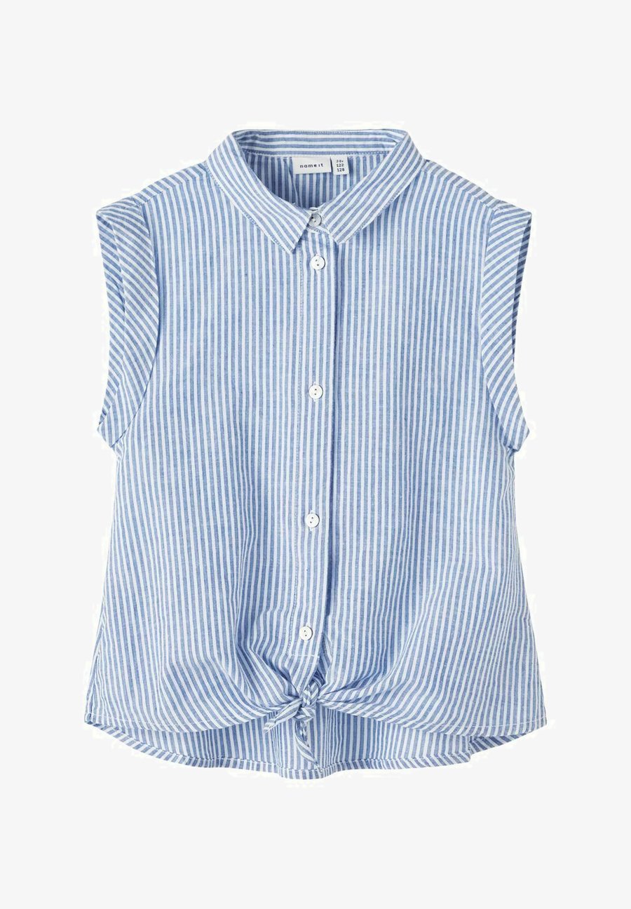 Button-down blouse