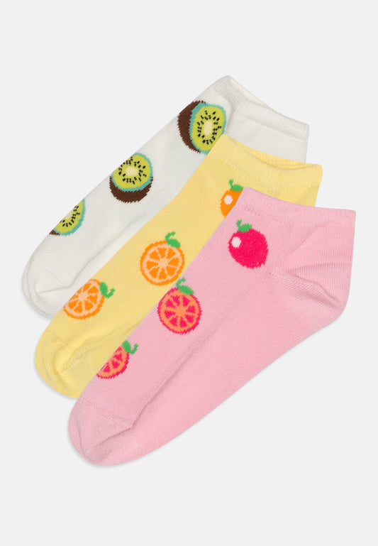 FRUIT PATTERN UNISEX 3 PACK - Socks
