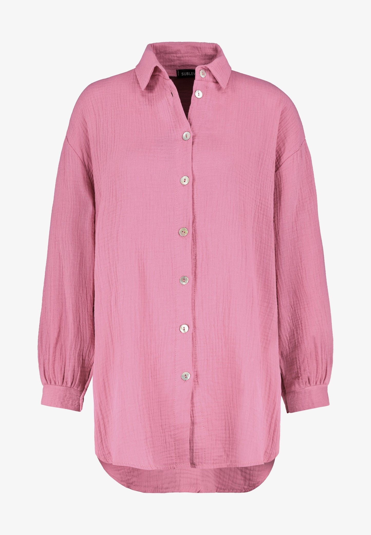 MUSSELIN LONG - Button-down blouse