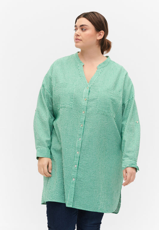 WITH 3/4 SLEEVES - Button-down blouse