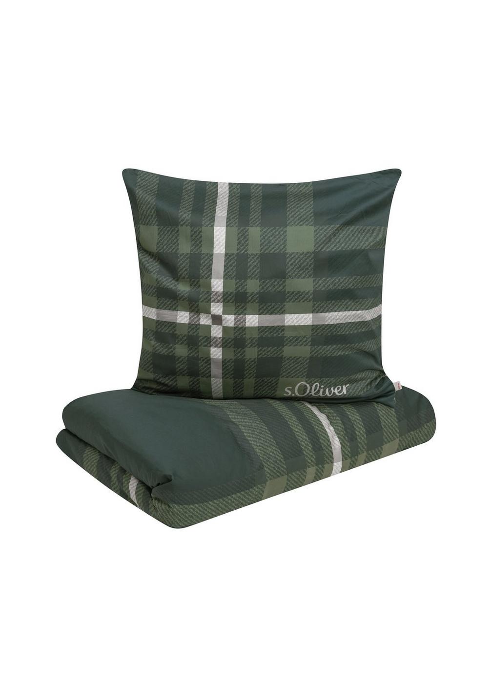 S. Oliver // Bed linen with check details