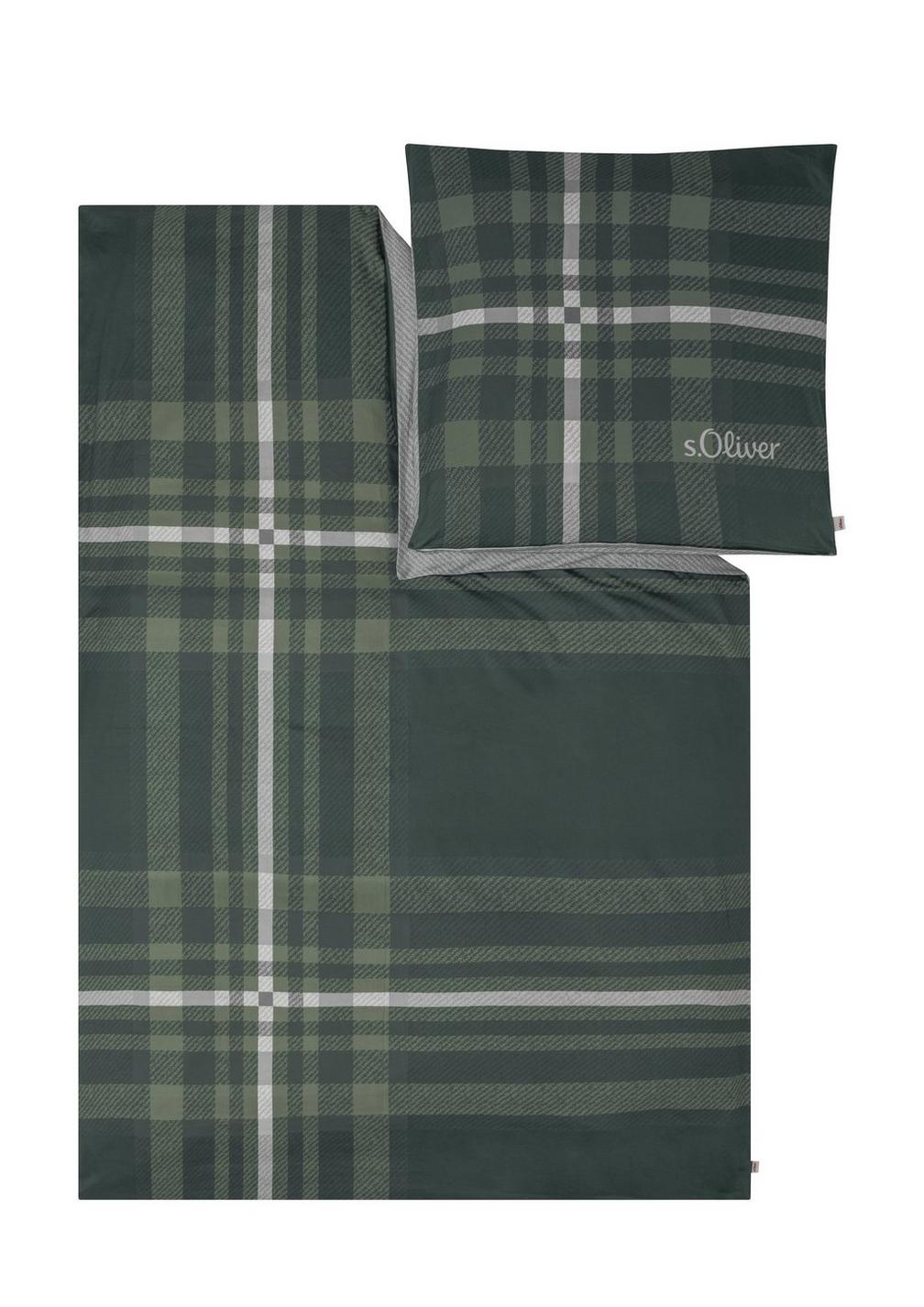 S. Oliver // Bed linen with check details