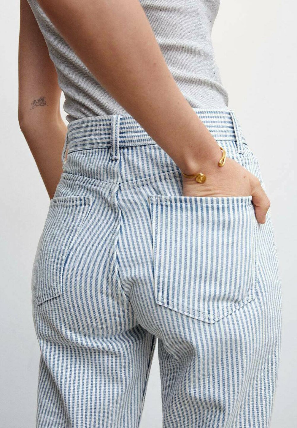 Straight leg jeans