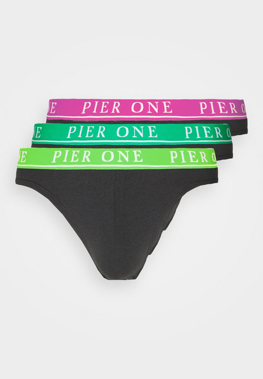 BRANDED WAISTBAND BRIEFS 3 PACK - Briefs