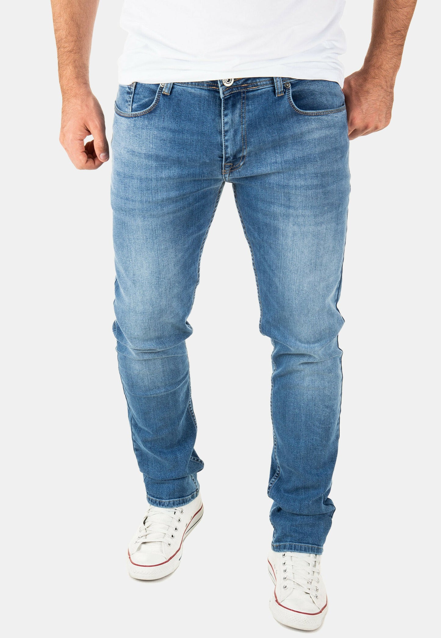 Straight leg jeans