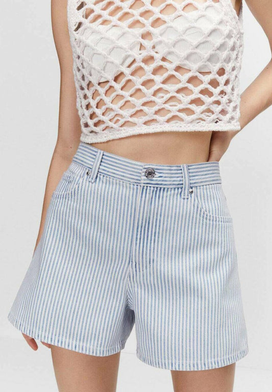 Denim shorts