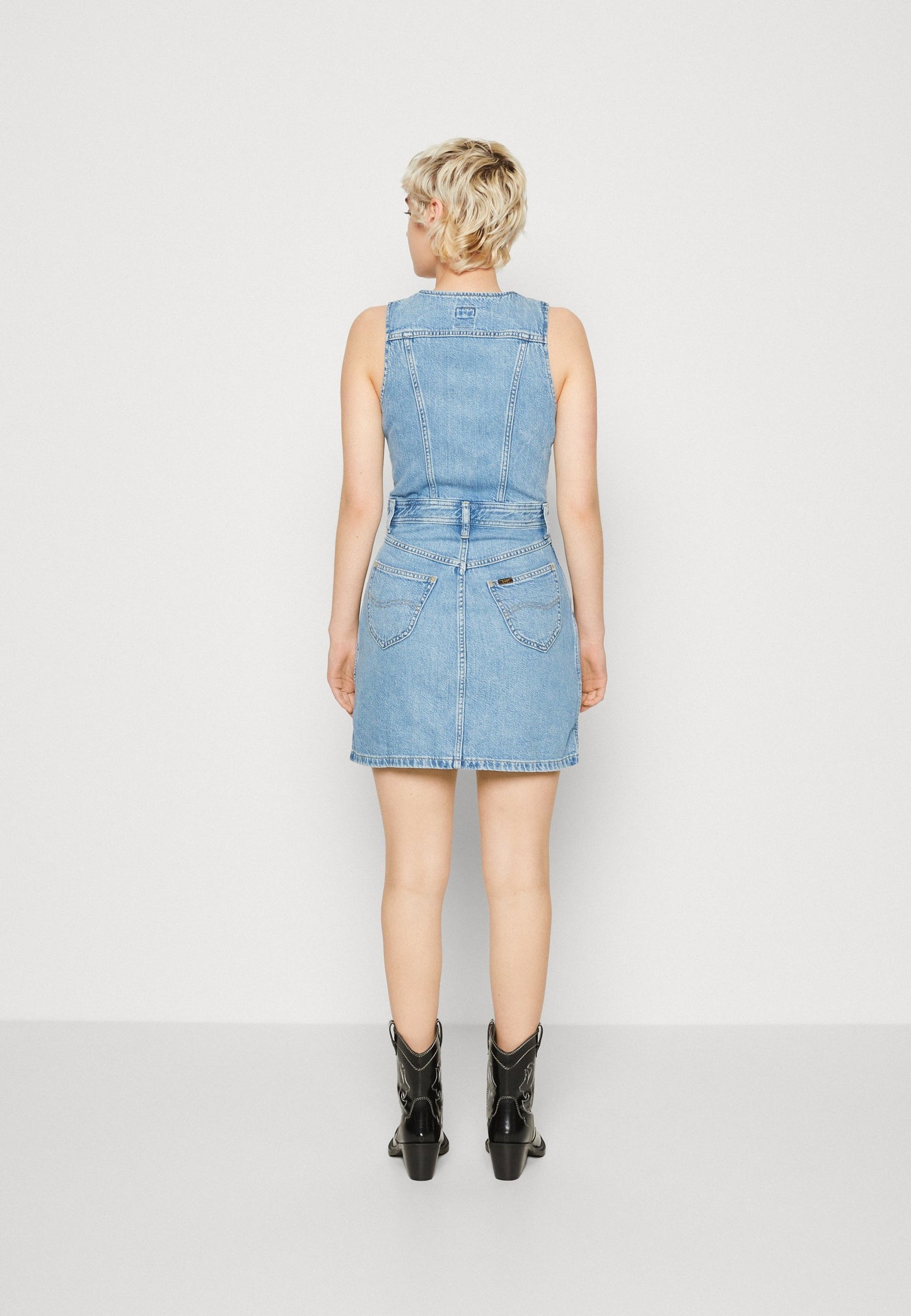 MINI DRESS - Denim dress