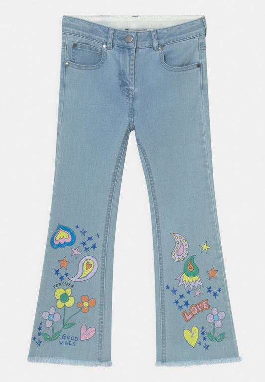 TROUSERS - Flared Jeans