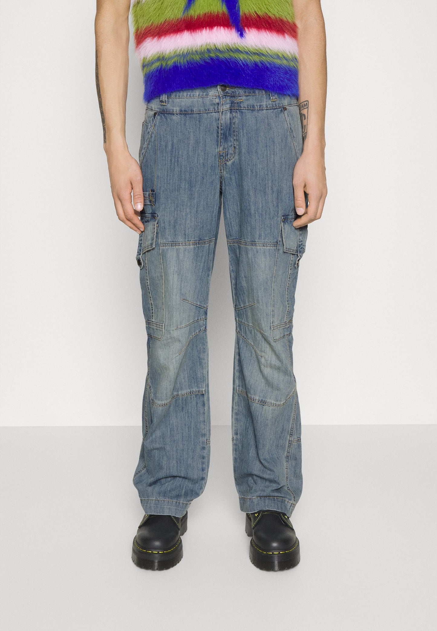 CARGO JEANS - Relaxed fit jeans