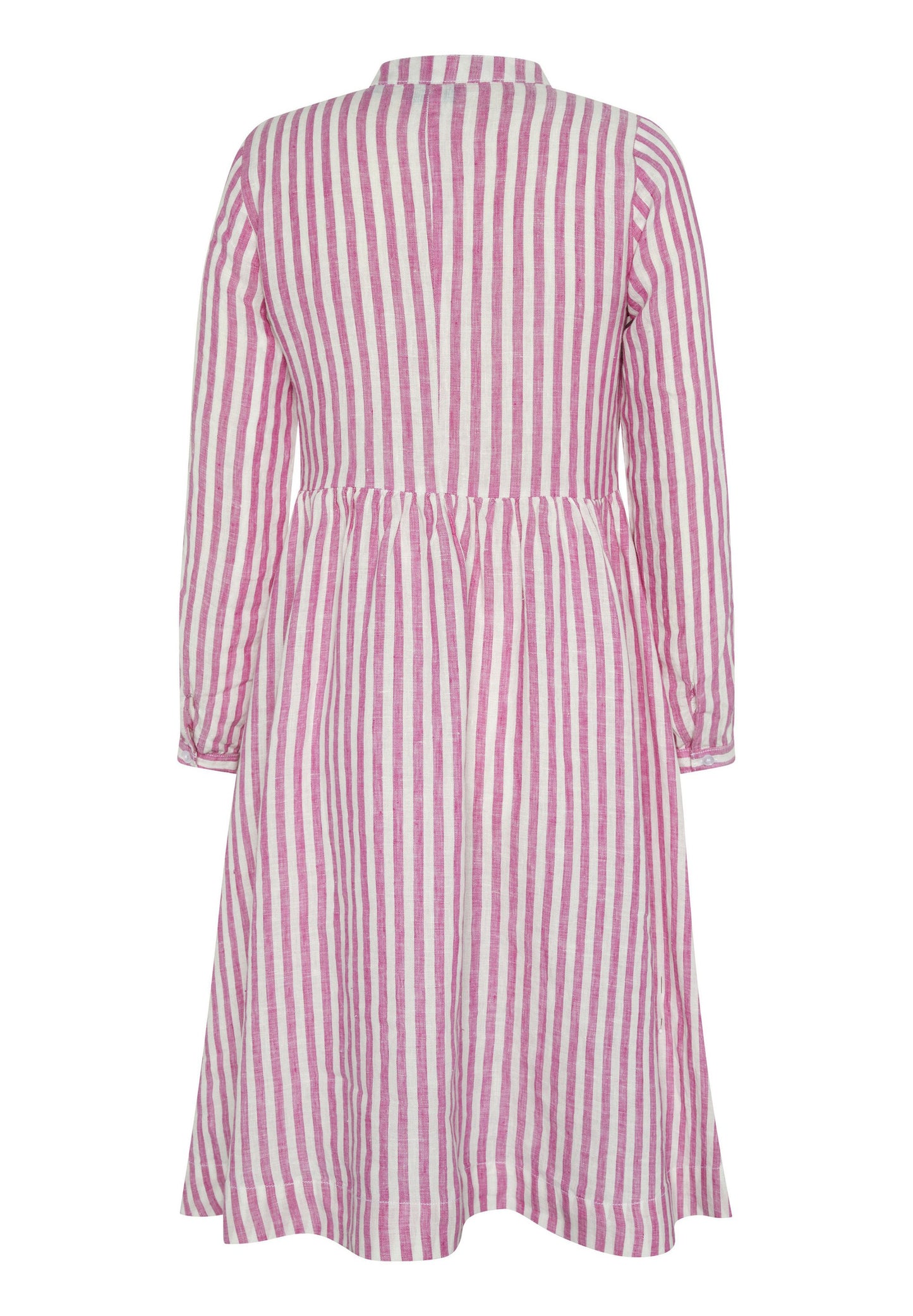 Shirt dress - pink white
