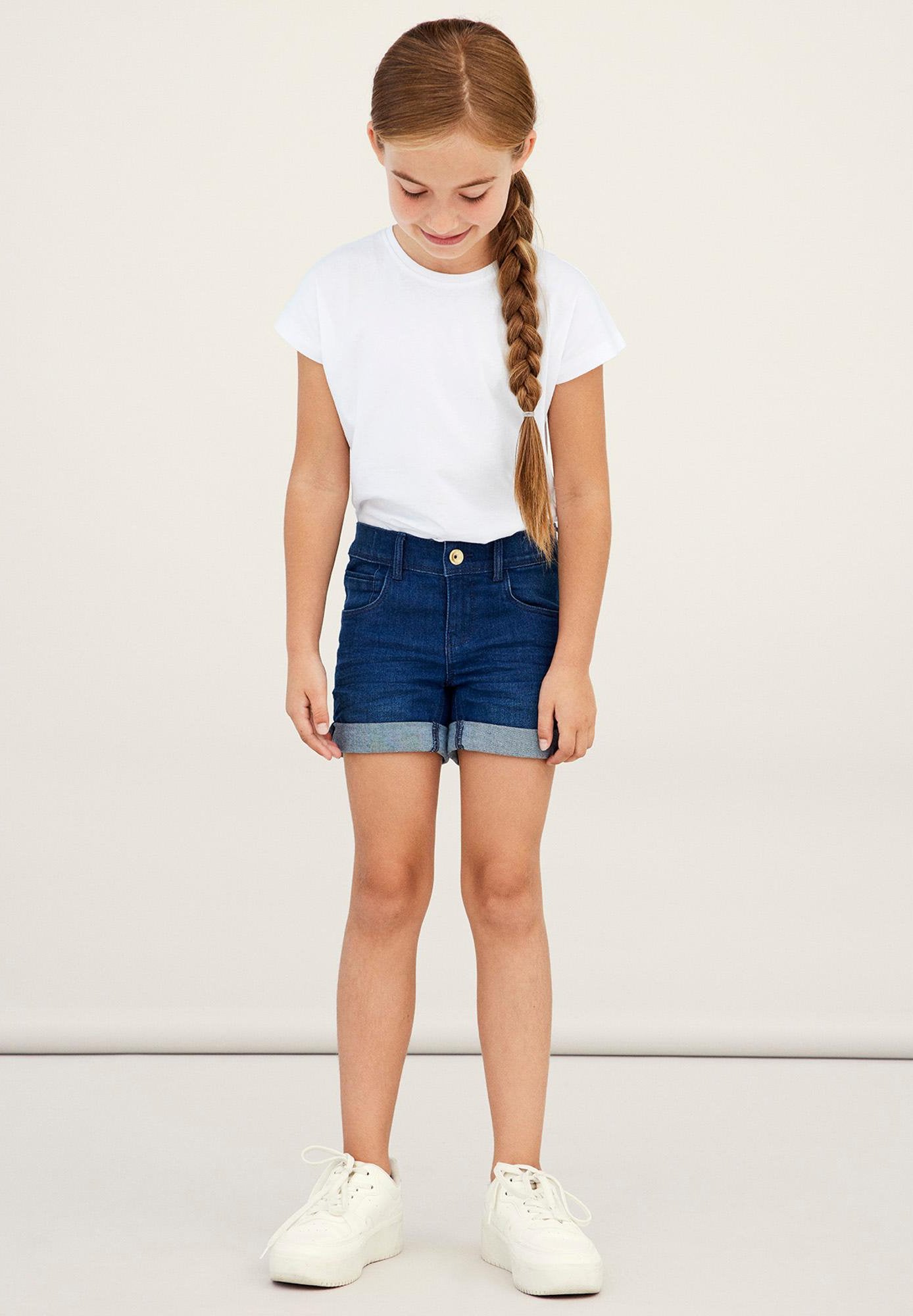 Denim shorts