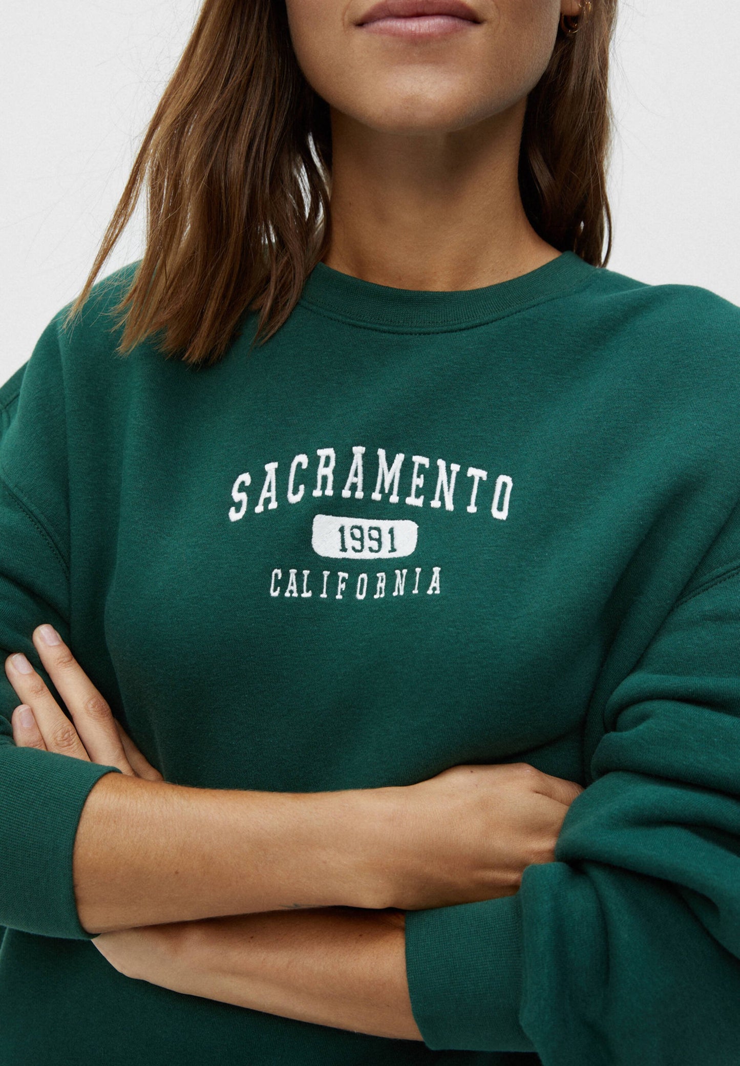EMBROIDERED VARSITY - Sweatshirt