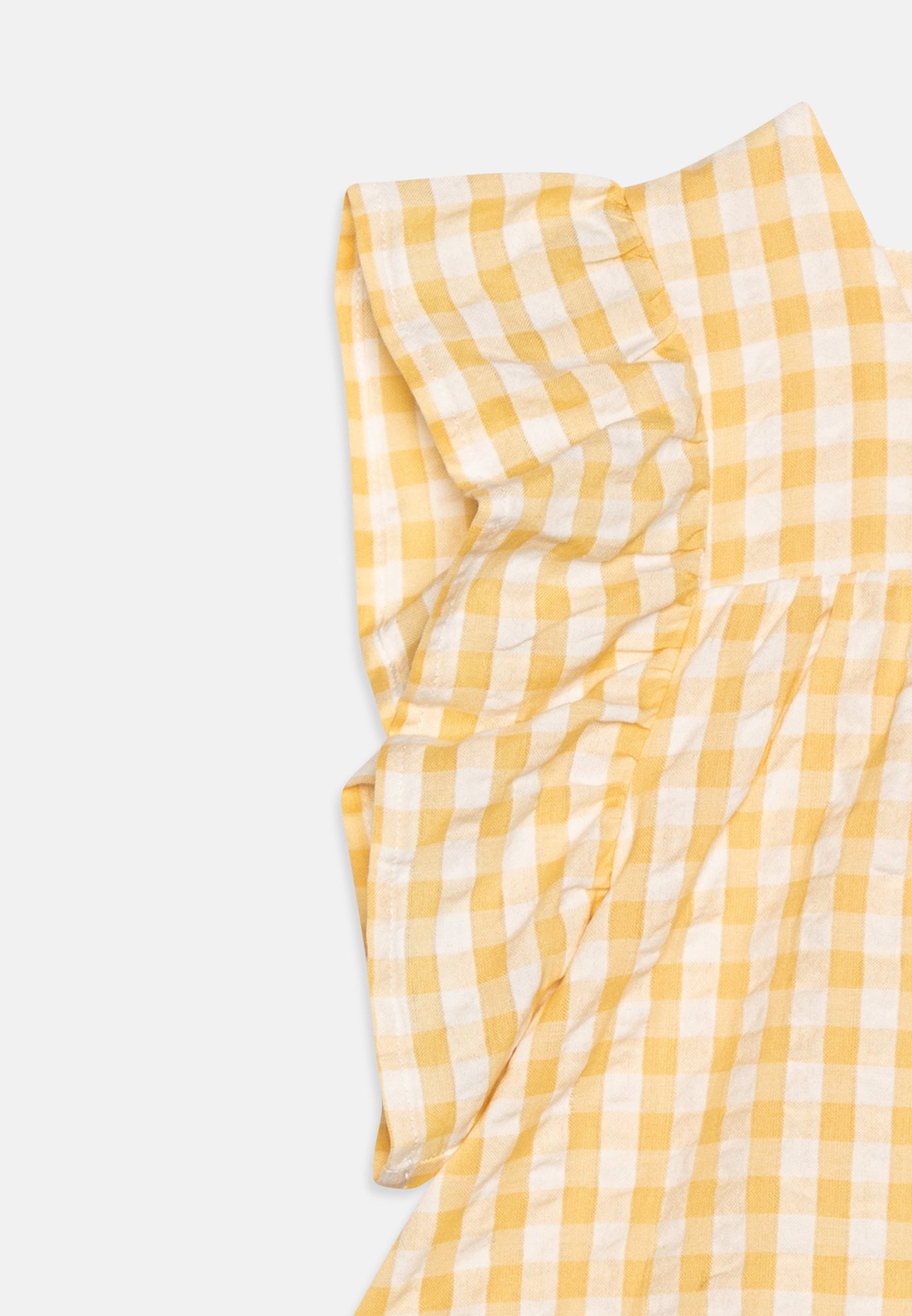 SEERSUCKER CHECK AND FLOUNCE - Print T-shirt