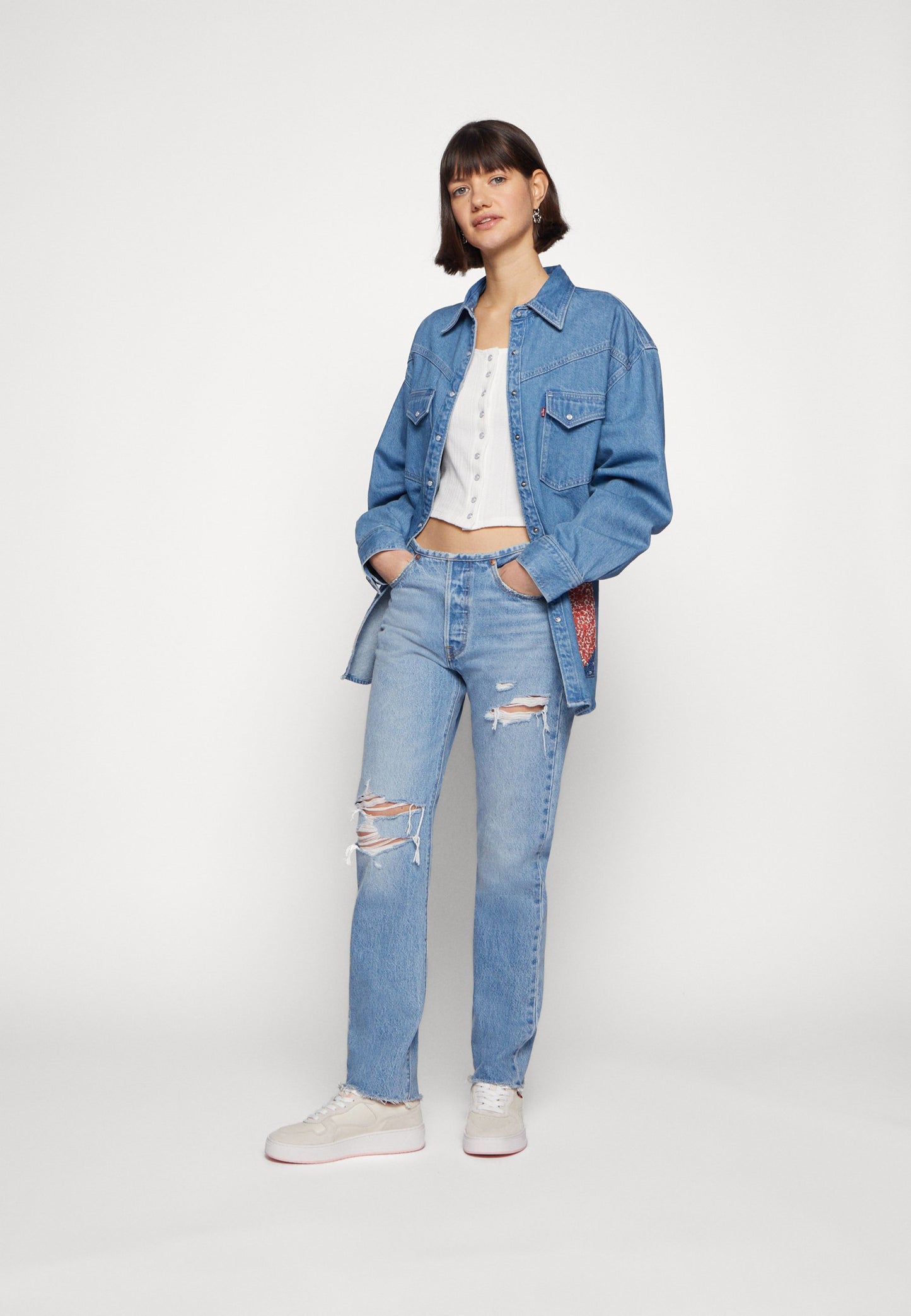 MINI WAIST - Relaxed fit jeans