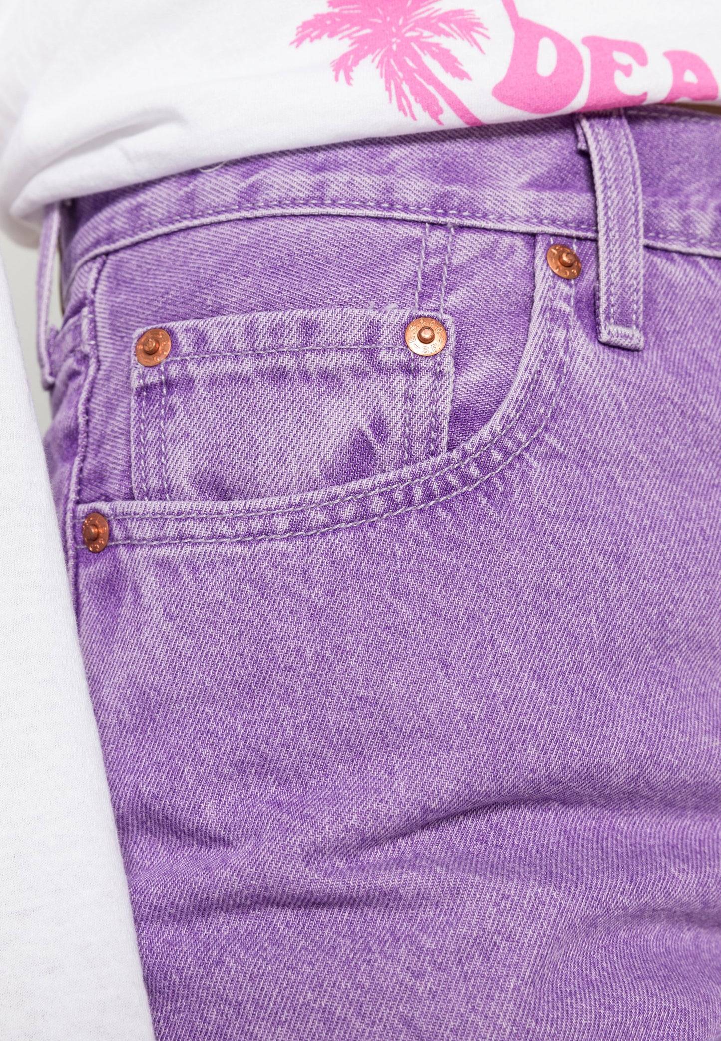 CROP - Straight leg jeans