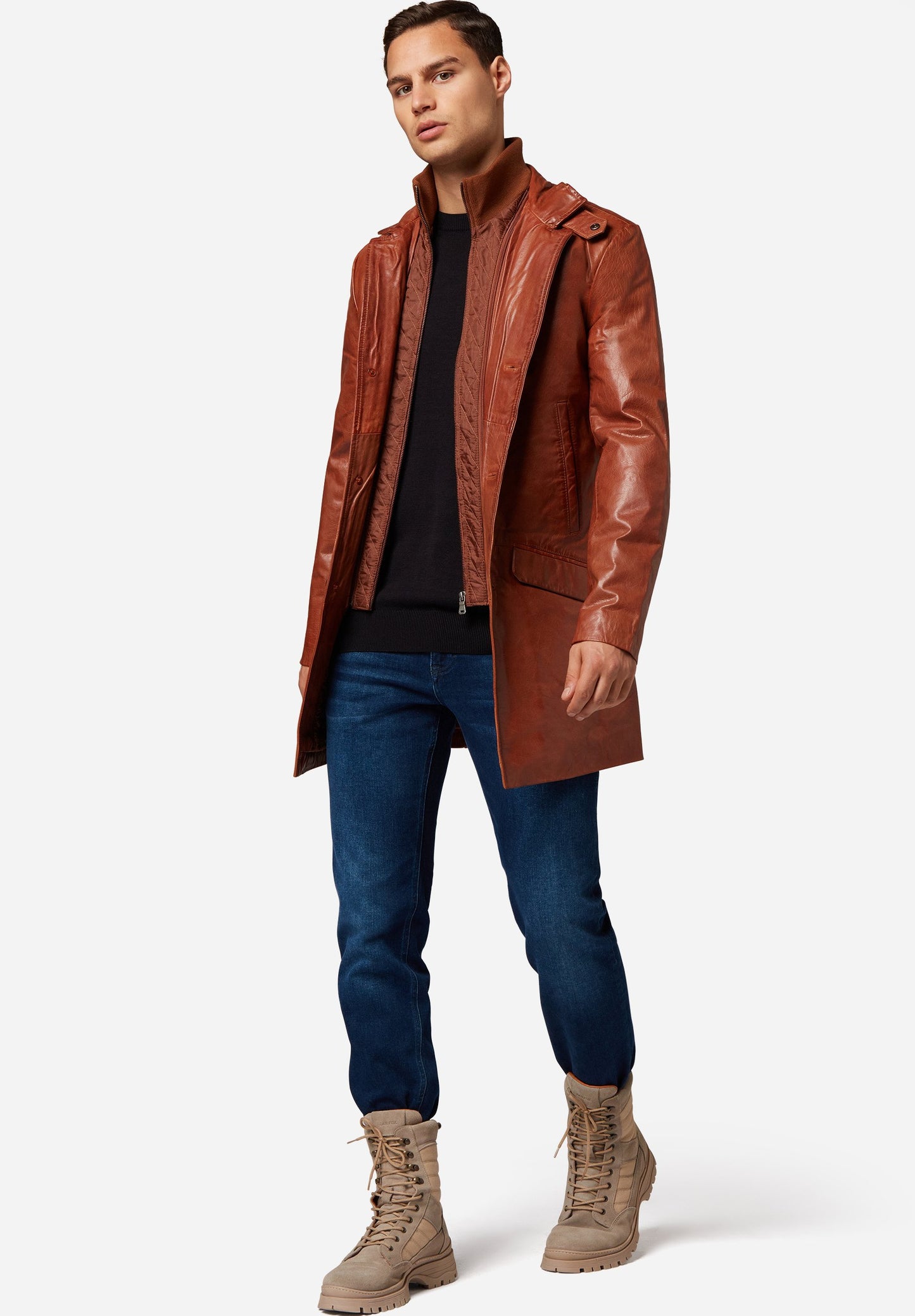 Short coat - Leather