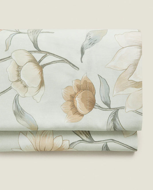 FLORAL PRINT FLAT SHEET