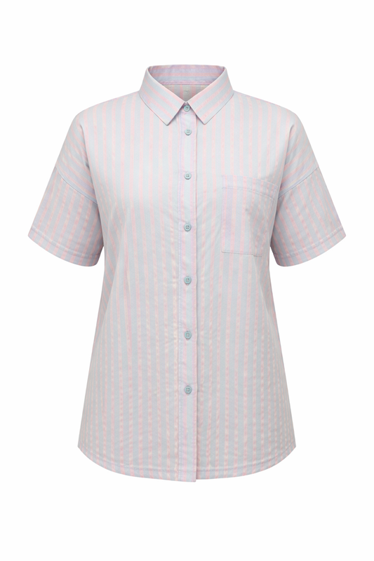 Knitted Buttoned Shirt
