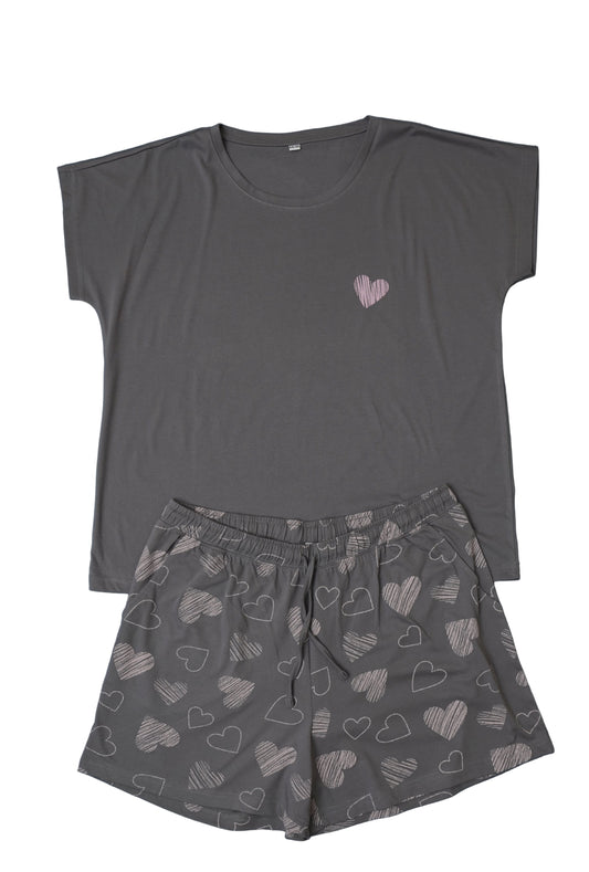 VD HEART SHORTY SET
