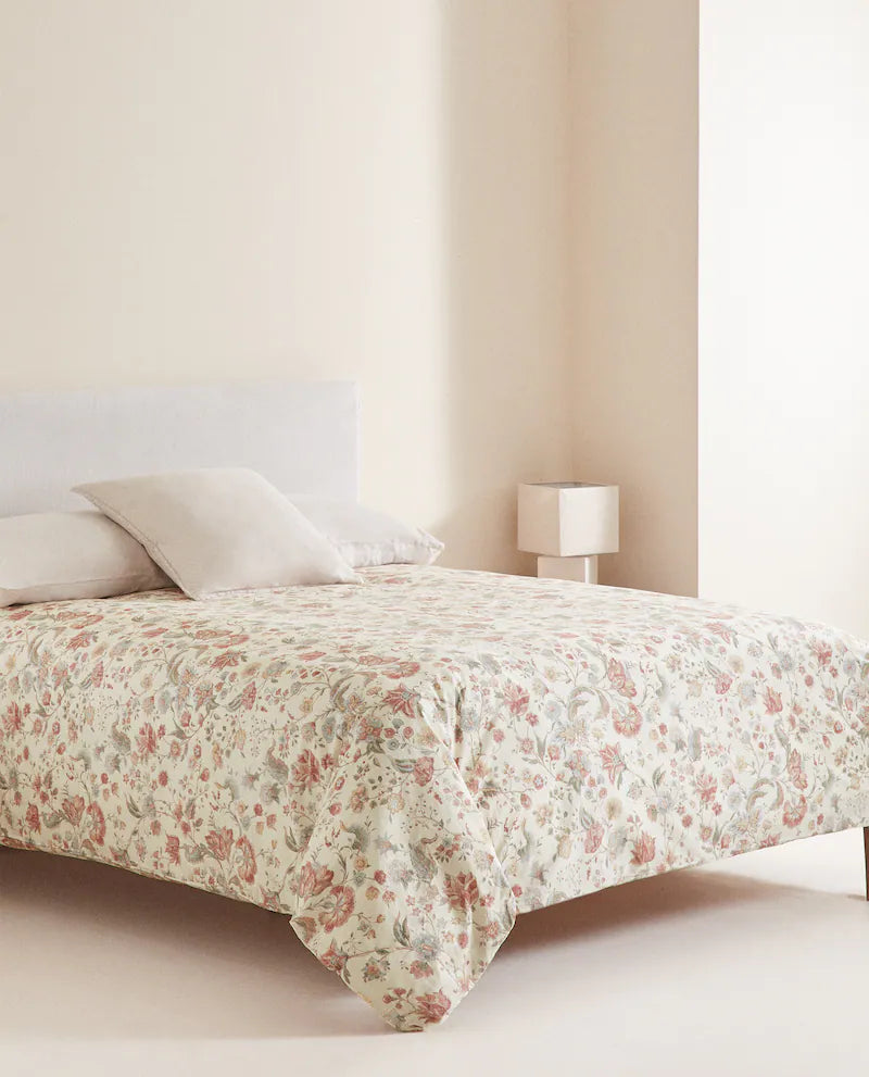 FLORAL PRINT FLAT SHEET