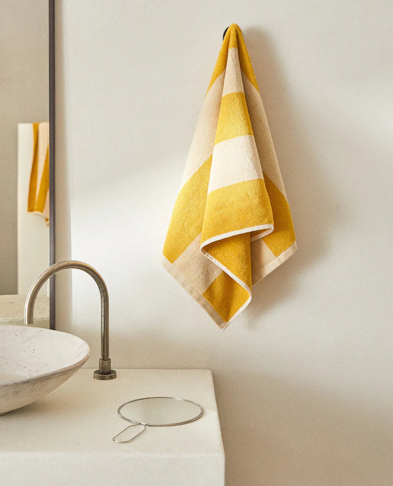 STRIPED TERRY TOWEL