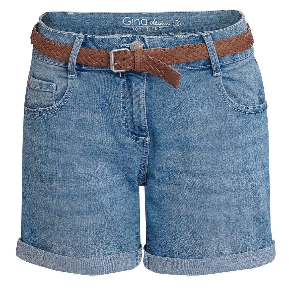 Women's shorts with belt